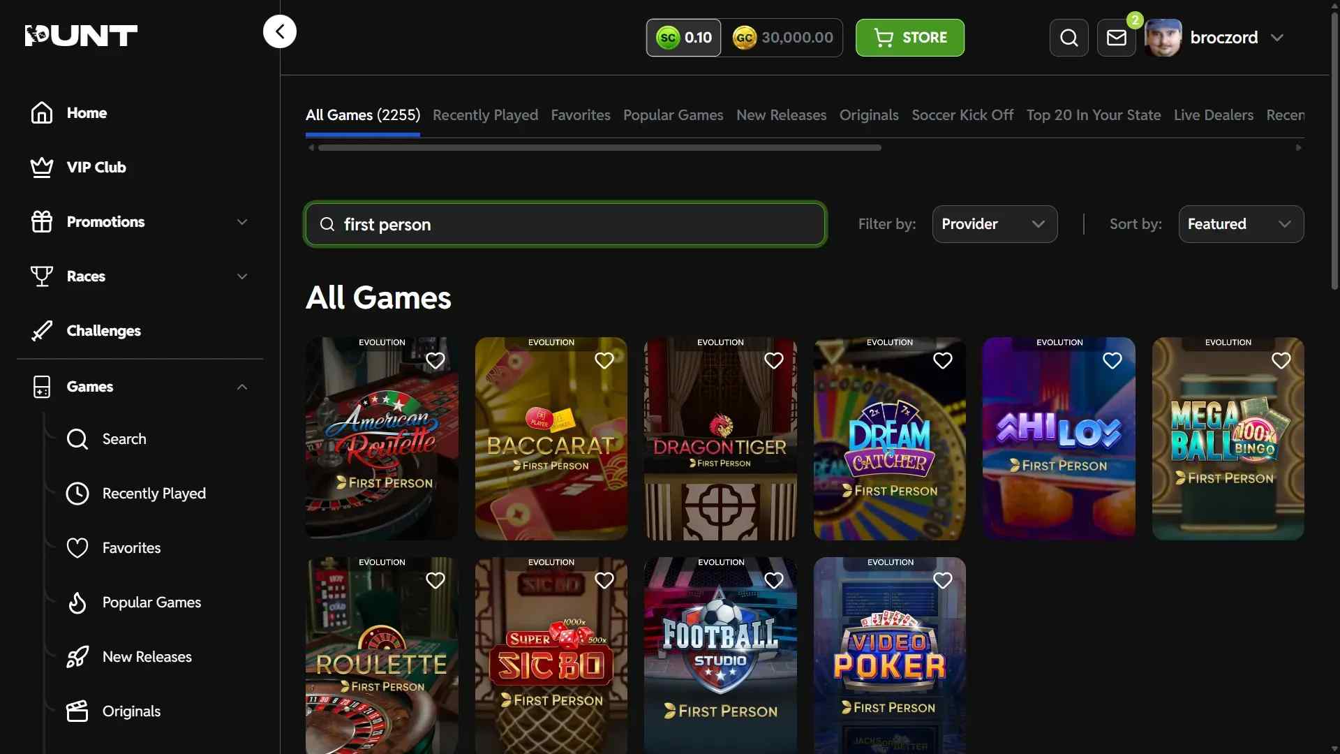 All Games Punt
